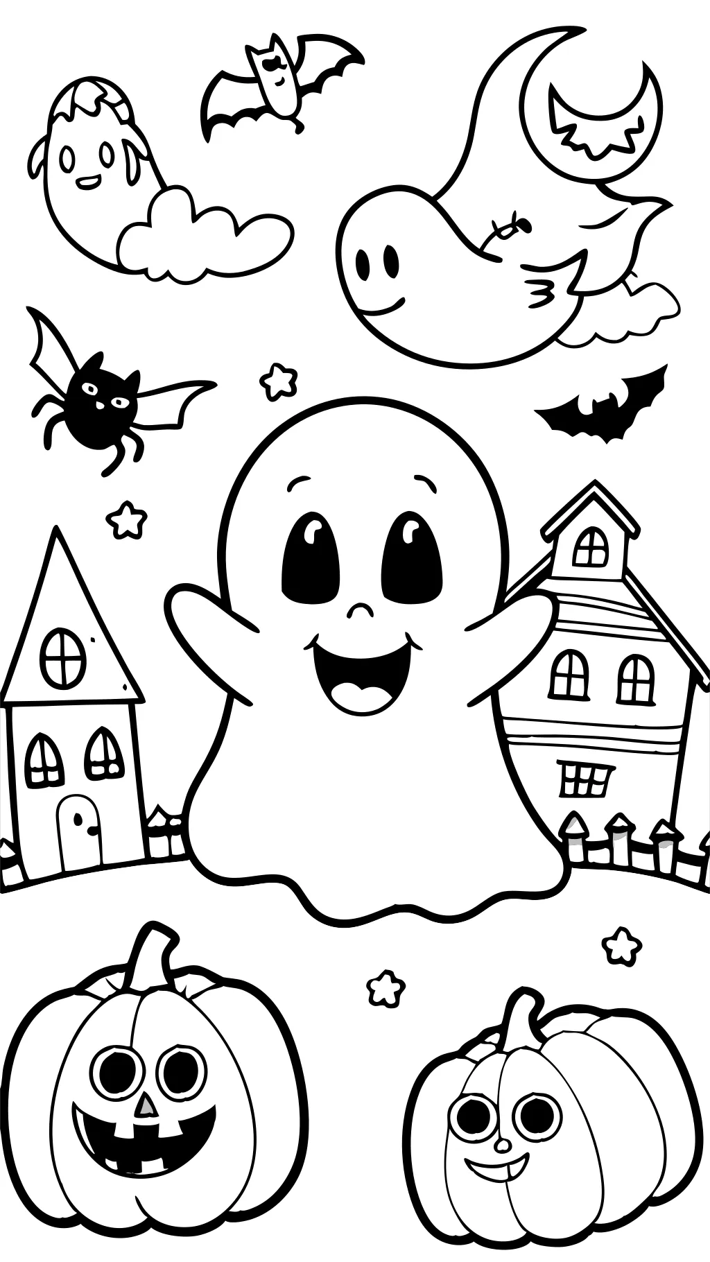 casper coloring pages